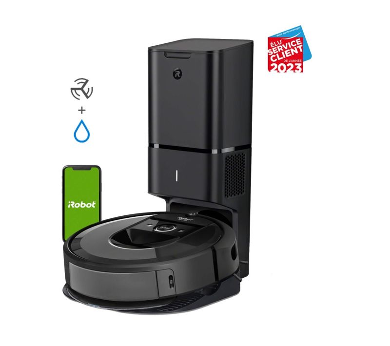 Aspirateur/laveur Robot Connecté Roomba Combo i8+ - I857840
