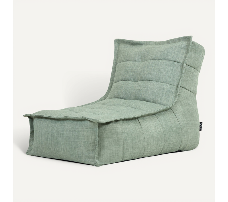 Pouf Chauffeuse Dolce Intérieur Et Extérieur Vert Sauge 75 X 96 X 75 Cm