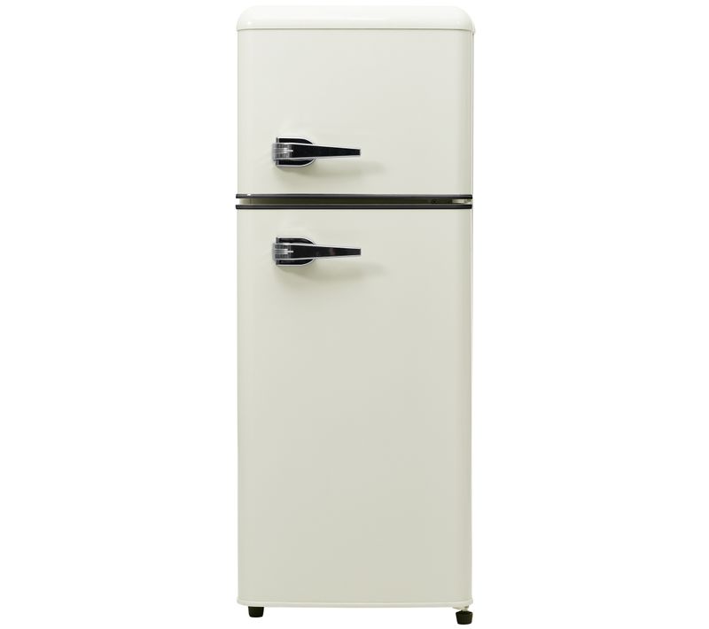 Réfrigérateur Congélateur 2 Portes Vintage 92 L, Blanc