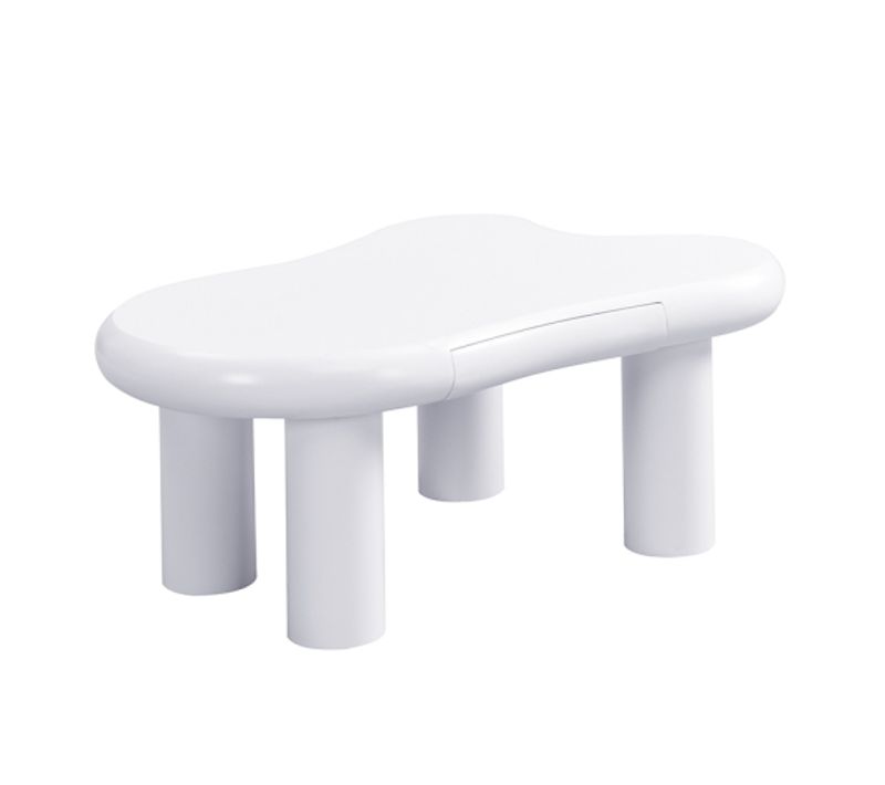 Table Basse En Mdf - Table à Café Avec Éclairage LED - Table De Salon Avec Tiroir - Scandinave