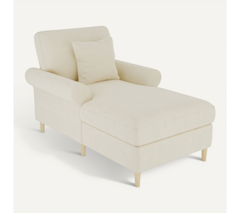 Fauteuil Lounge-fauteuil-lit Pliant-fauteuil De Lecture Confortable-pour Salon Et Chambre-beige