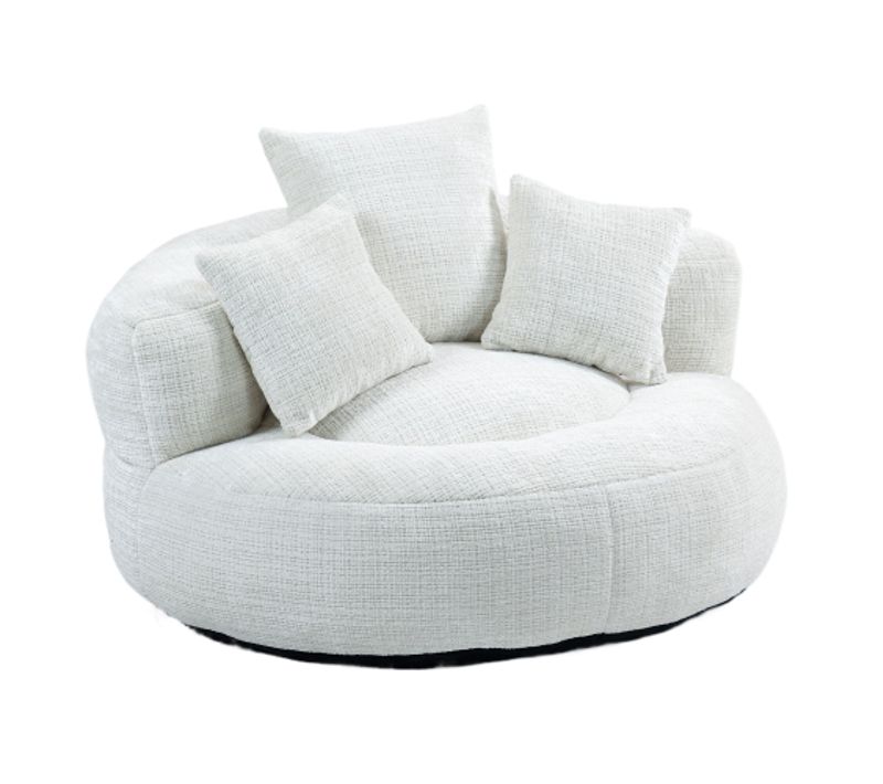 Fauteuil Compressé - Chenille 150 Kg - Blanc
