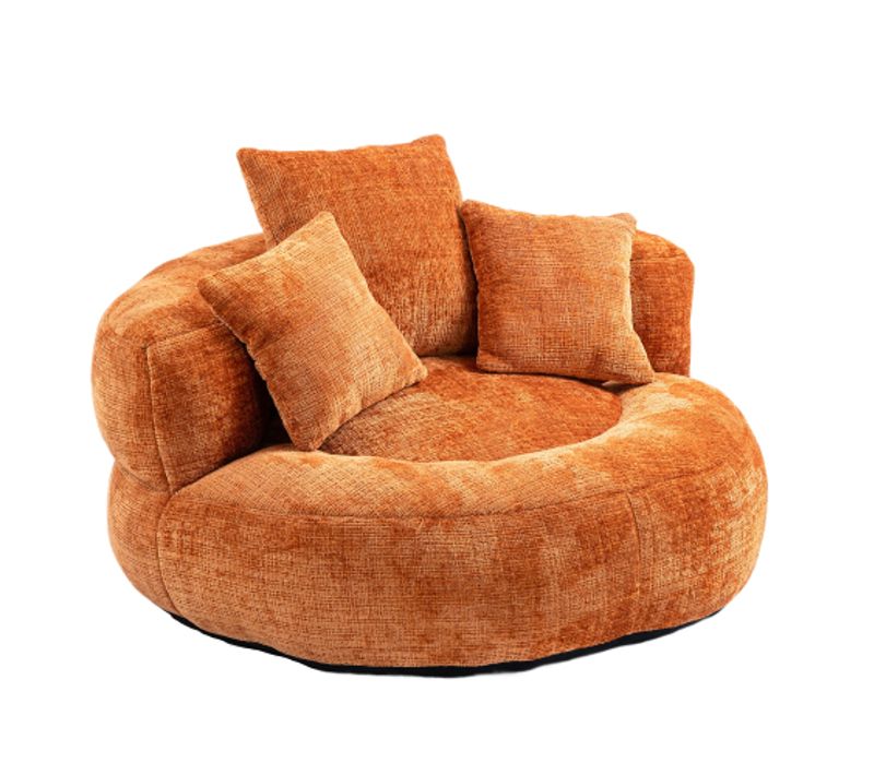 Fauteuil Compressé - Chenille 150 Kg - Orange