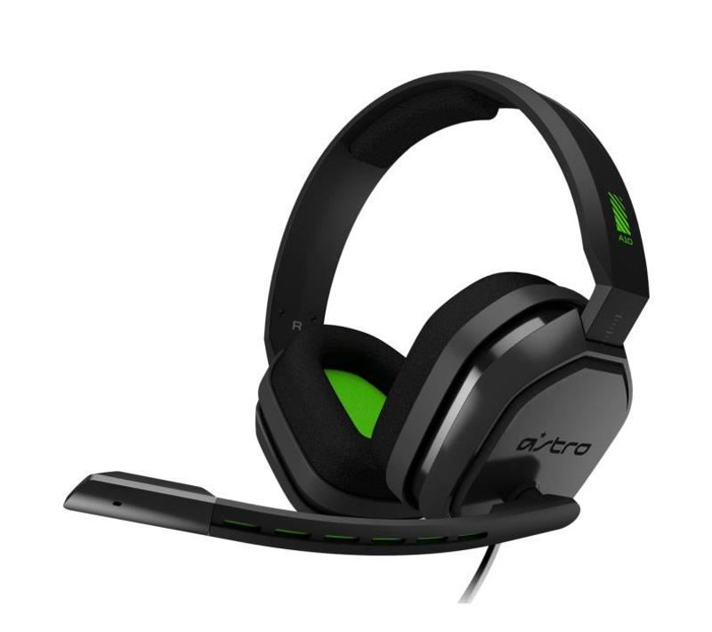 Casque Gaming A10 Gris Et Vert - Compatible Xbox