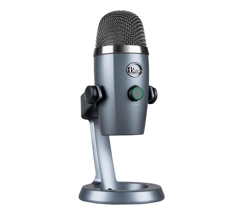 Microphone Usb - Blue Yeti - Nano Premium Pour Enregistrement, Streaming, Gaming, Podcast