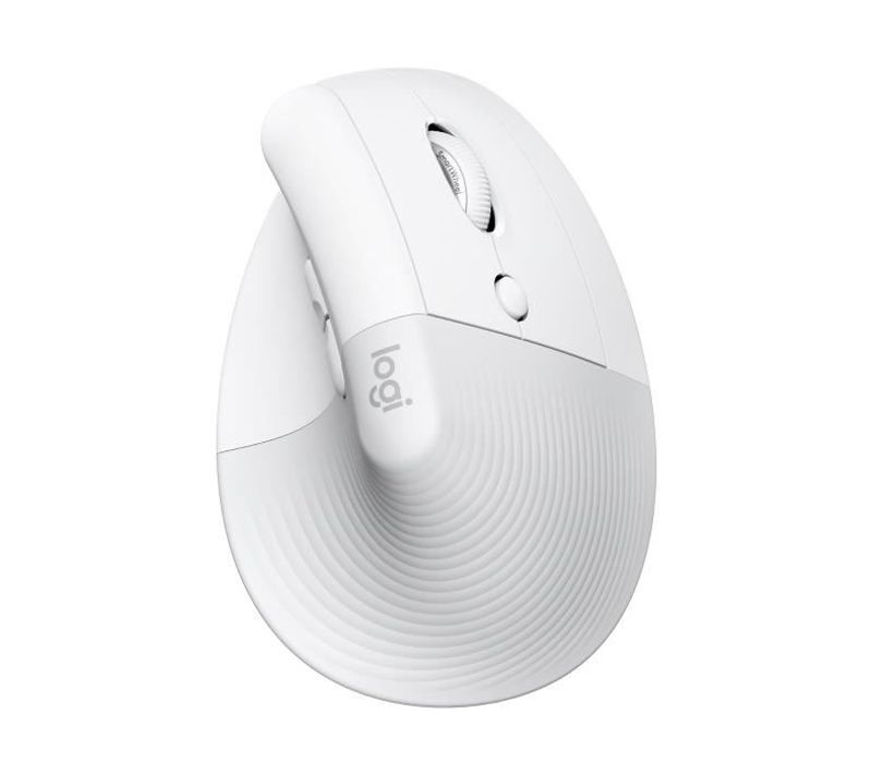 Souris  Lift Ergonomique Verticale, Sans Fil, Silencieuse - Blanc