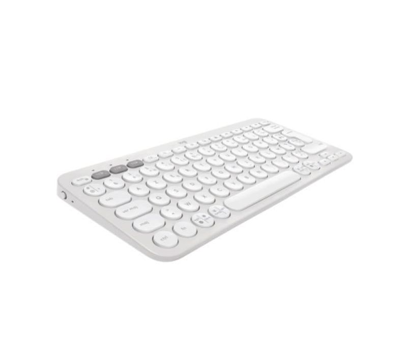 Clavier - Sans Fil - Pebble Keys 2 K380s - Bouton Easy-switch - Blanc