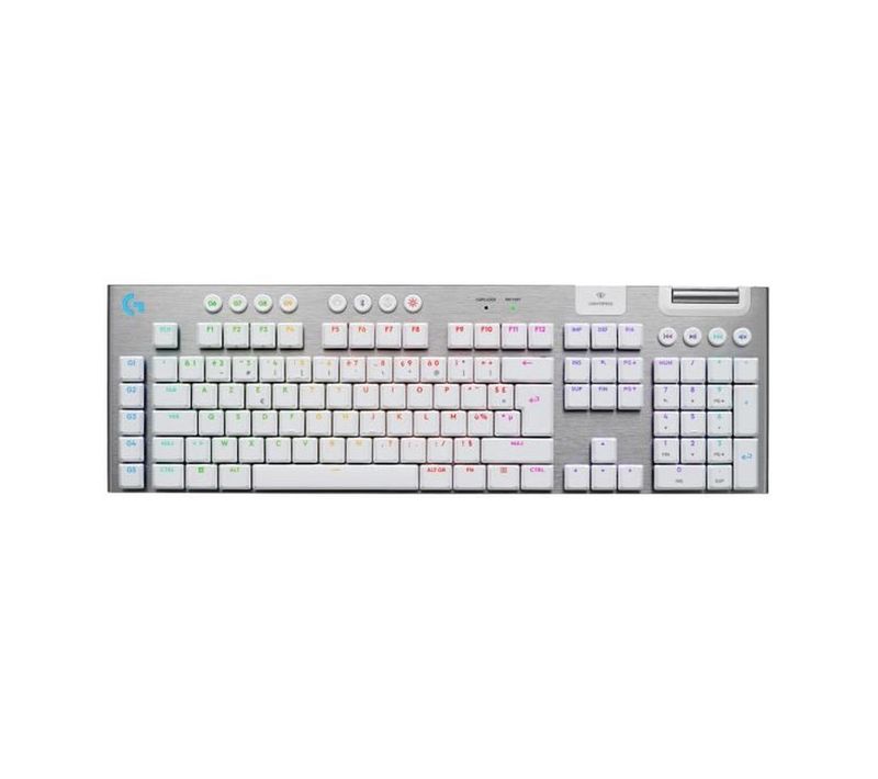 G915 X Clavier Gamer Sans Fil Azerty - Switch Tactile Low-profile, Rgb, USB-c