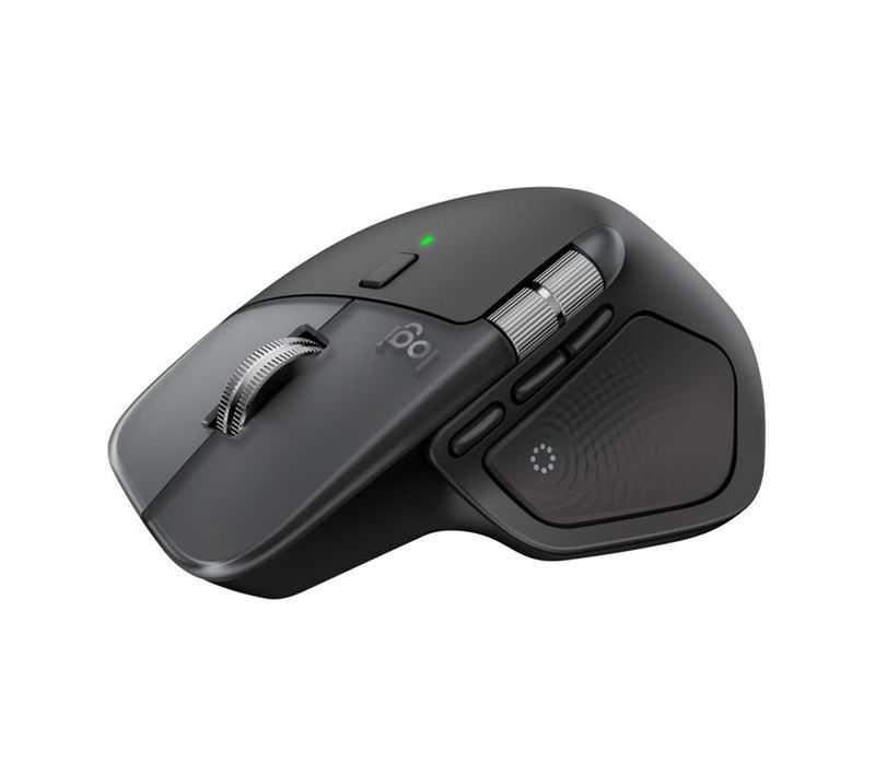 Souris Sans Fil Ergonomique Mx Master 4 Pour Mac Noire, Laser 8000 Ppp