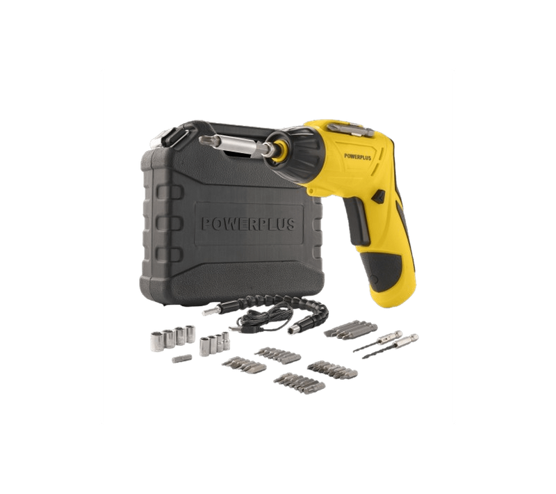 Tournevis Sans Fil 4 V Compact - Kit 47 Accessoires, LED, 1300 Mah