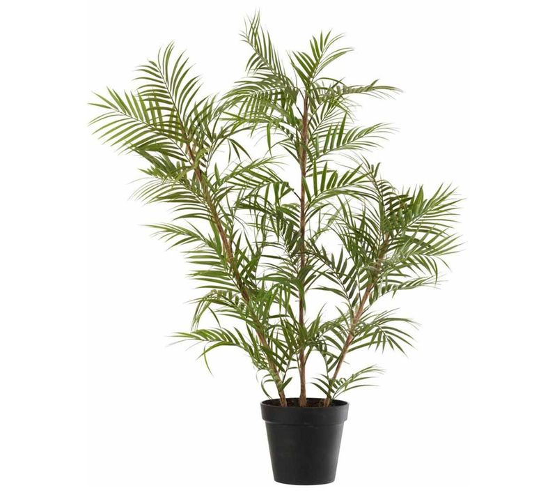 Plante Artificielle "palmier En Pot" 108cm Vert