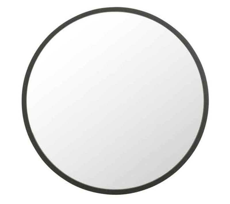 Miroir Mural Design "matazo" 80cm Noir Mat