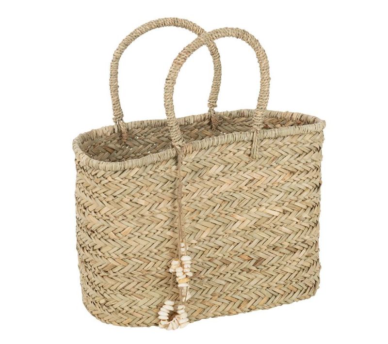 Sac De Plage "coquillages" 51cm Naturel