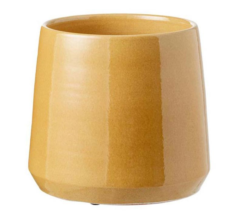 Cache-pot Design "splenda" 24cm Ocre