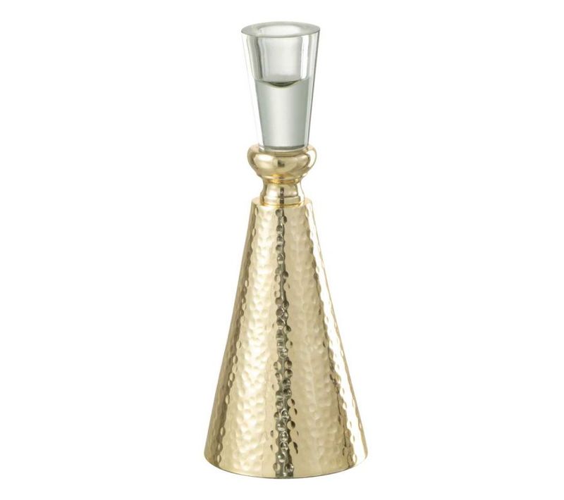 Chandelier Design Martelé "tape" 22cm Or