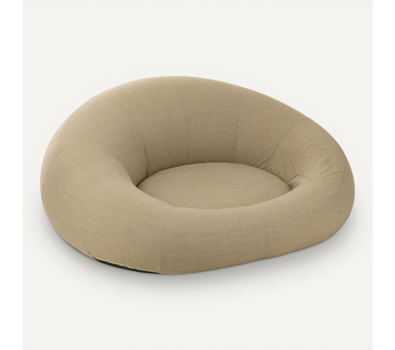 Pouf De Jardin "donut" 175cm Beige
