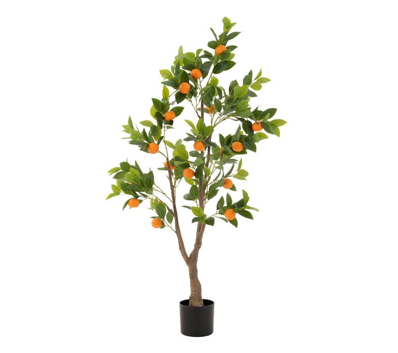 Arbre Artificiel En Pot "oranger" 130cm Vert