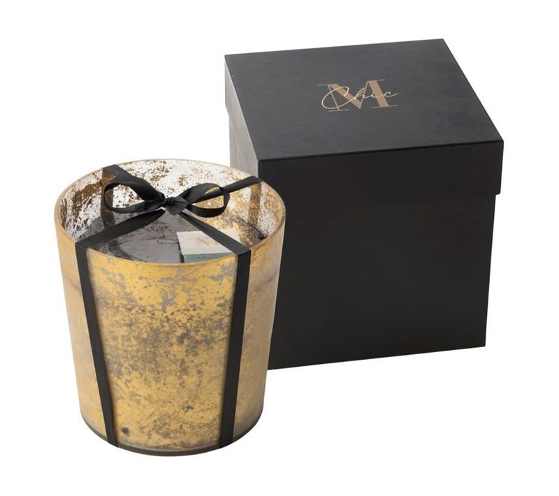 Bougie Parfumée "m-chic" 21cm Oud et Amber