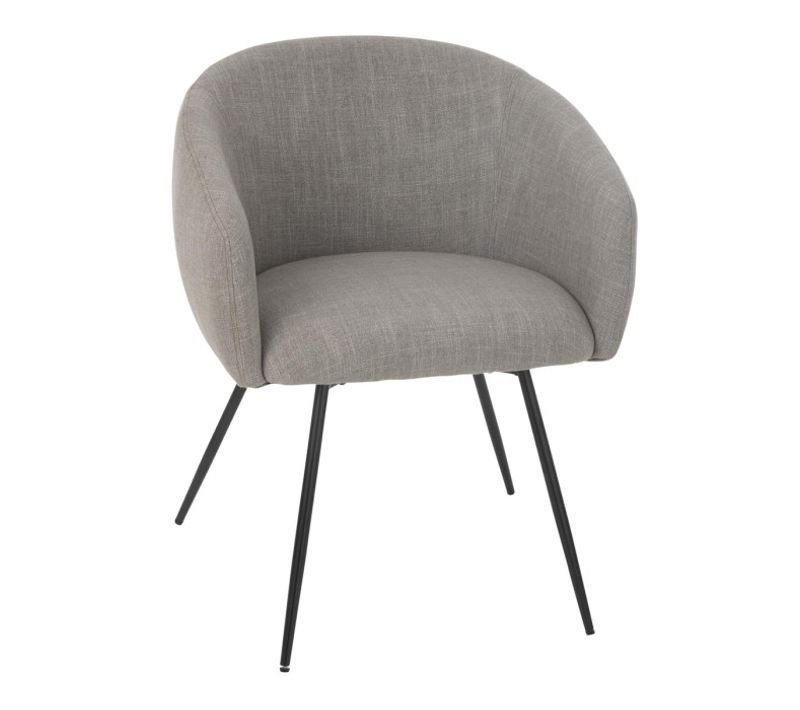 Chaise Design "wales" 75cm Gris