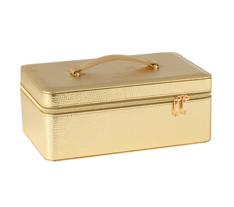 Boîte Pour Cosmétiques "ericka" 30cm Doré