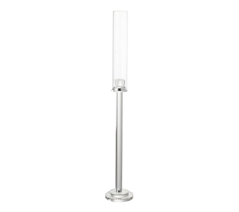 Chandelier Design En Verre "moira" 80cm Transparent