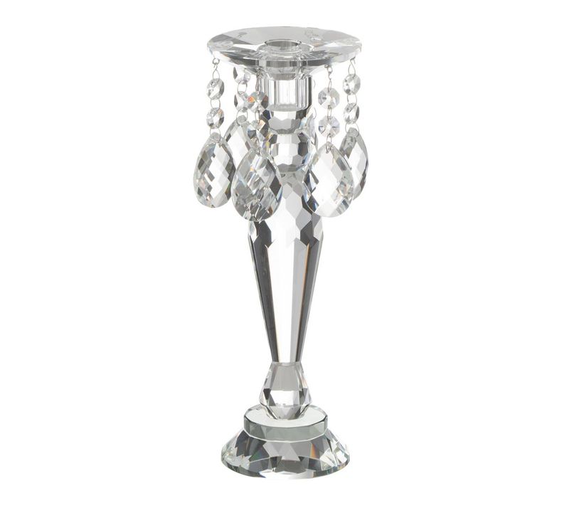 Chandelier Design En Cristal "louise" 28cm Transparent