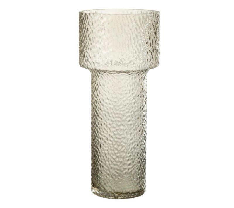 Vase Design En Verre "betty" 45cm Transparent