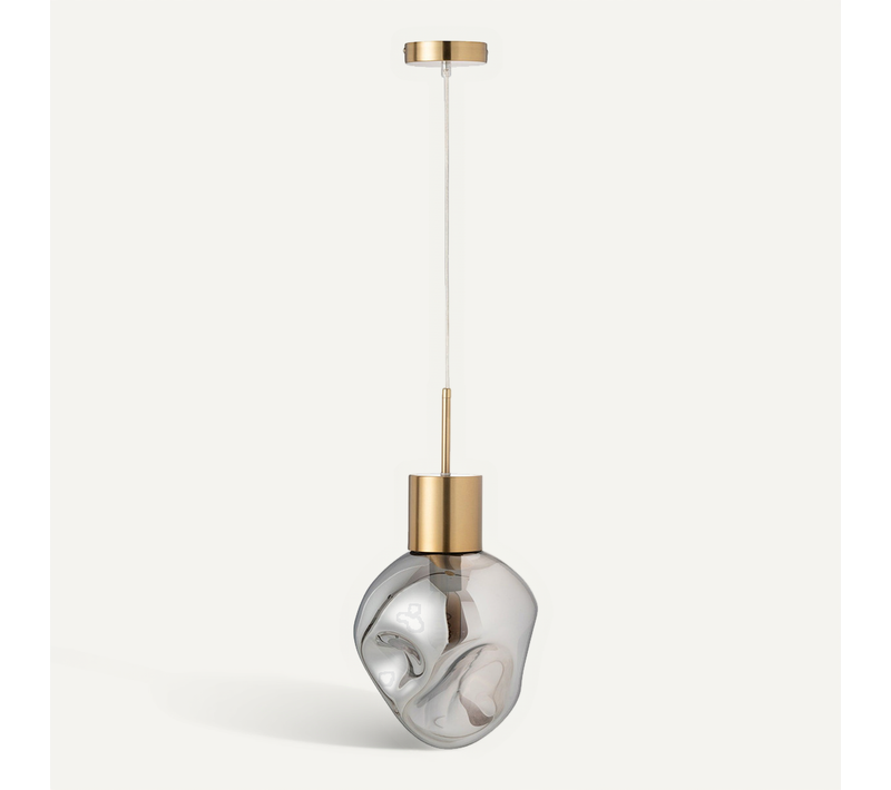 Lampe Suspension Design "kerri" 160cm Gris