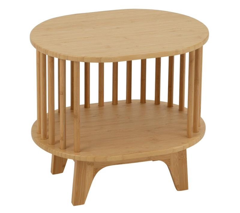 Table De Chevet En Bambou "live" 46cm Naturel