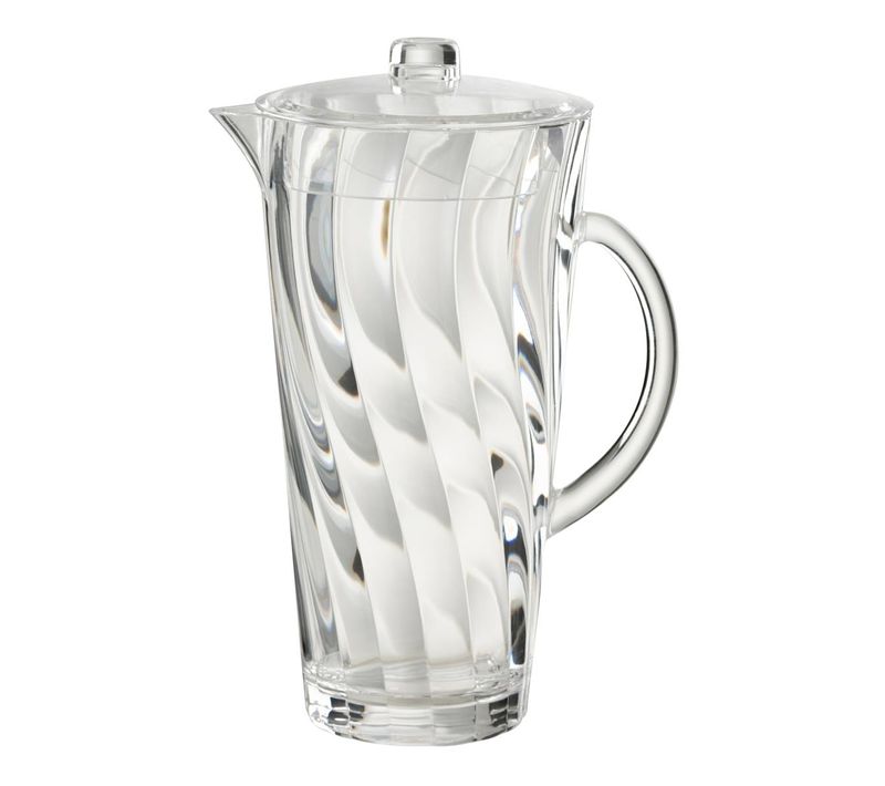 Carafe Réutilisable "vague" 2,32l Transparent