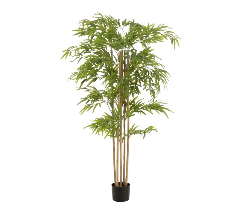Plante Artificielle En Pot "bambou" 150cm Vert