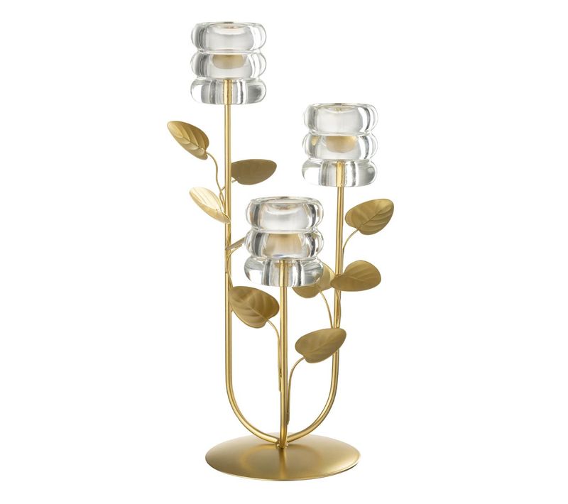 Chandelier Design En Métal "calvin" 37cm Doré