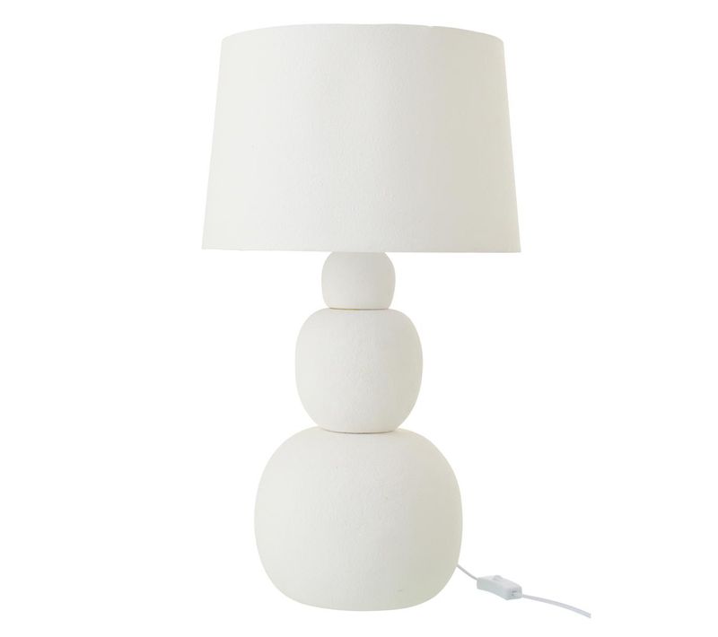 Lampe À Poser En Céramique "renee" 67cm Blanc