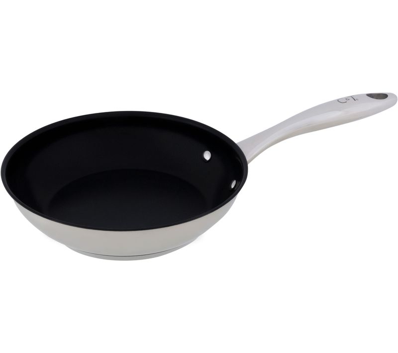 Poele - Classic - Acier Inoxydable - Ø20 Cm - Anti-adhésive - Tous Feux Dont Induction