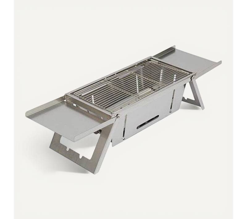 Barbecue Pliable En Acier Inoxydable Hg04159