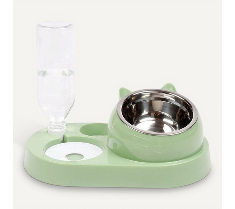 Distributeur De Nourriture Et D'eau Pour Animaux Hg04197