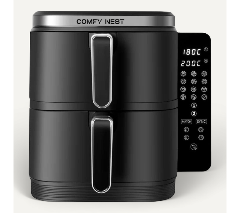 Friteuse à Air Chaud Air Fryer Double Panier Verticale 11l 2800w Cn06177