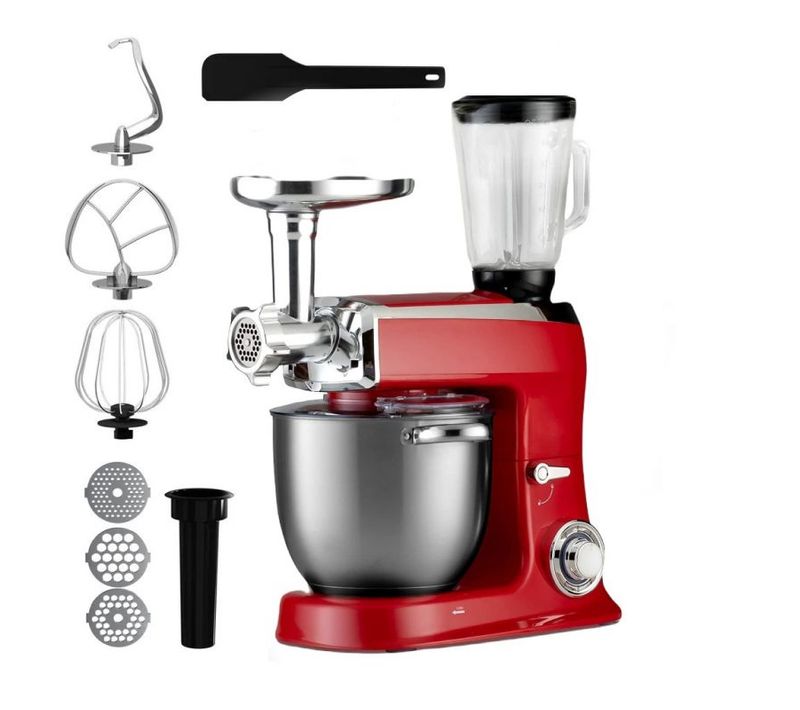 Robot Mulitfonction 2100w Rouge Royaltyline Rlpkm2100bg-red