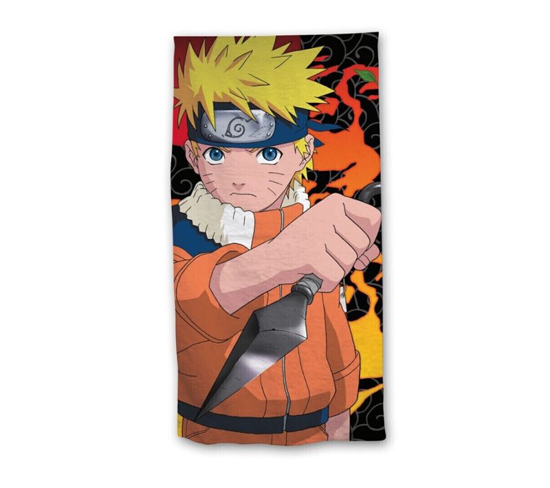 Serviette De Plage - Naruto - Tous Les Personnages - 70x140 Cm
