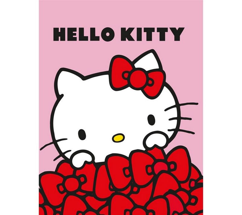 Plaid 130x160 Cm Hello Kitty Rose