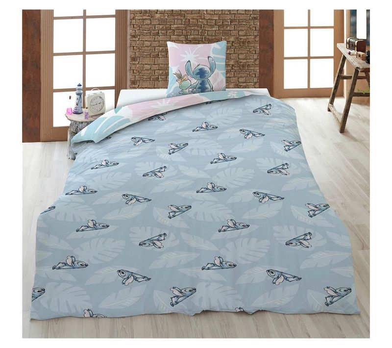 Parure De Lit 140x200 Cm Stitch Et Sa Peluche (lilo et Stitch)