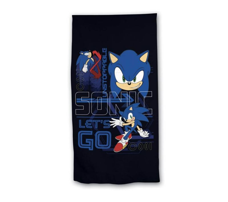 Serviette De Plage Sonic Techno - 70 Cm X 140  Cm