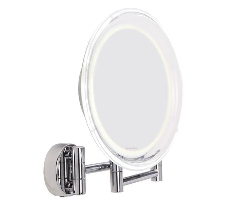 Wall Mirror - Miroir Mural - 1 Face Grossissante X10 - Eclairage LED - Look Design