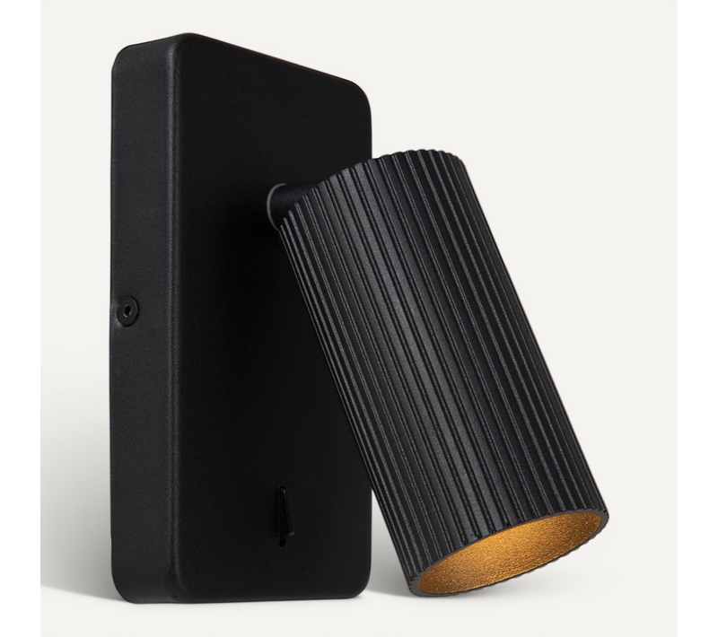 Clubs Lampe De Chevet - Noir - 1xgu10