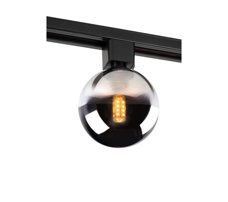 Track Lampe Sur Rail - Fumé - 1xg9