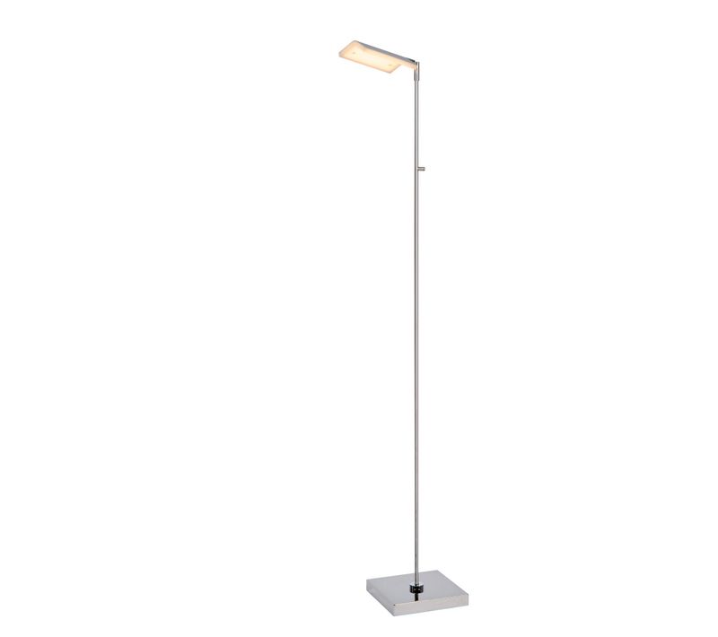 Aaron Lampadaire / Lampe De Lecture - Chrome - LED Intégré