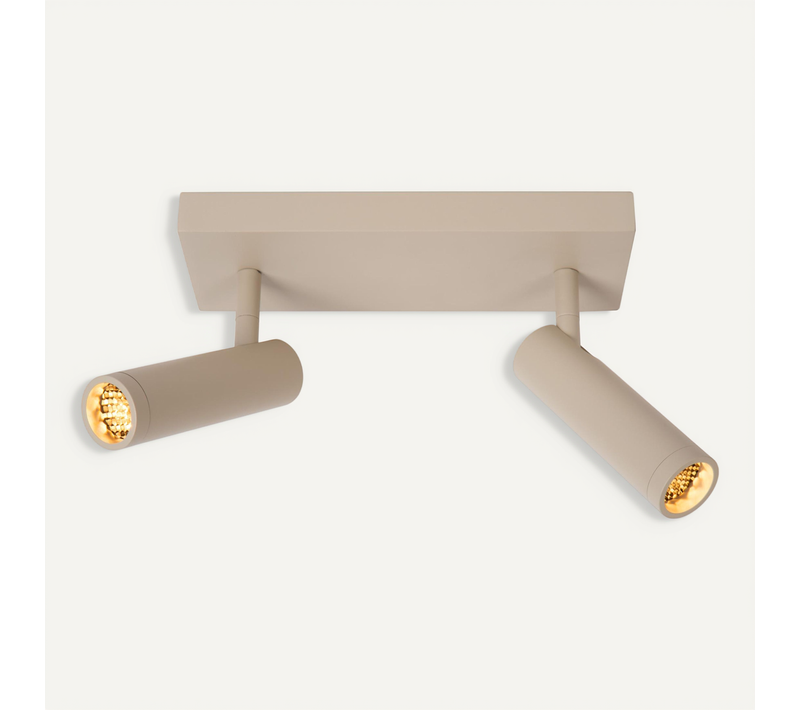 Grado Spot Plafond - Taupe - 2xgu10 (mr11)