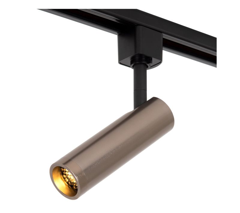 Track Lampe Sur Rail - Fer Gris - 1xgu10 (mr11)