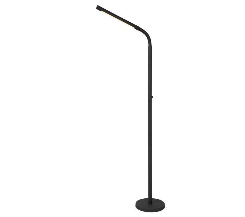 Gilly Lampadaire / Lampe De Lecture - Noir - LED Intégré