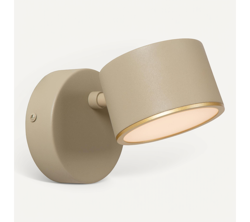 Gian Applique Murale - Taupe - LED Intégré